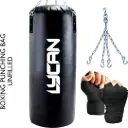 Lycan 3 feet boxing punching bag with chain & boxing handwrap