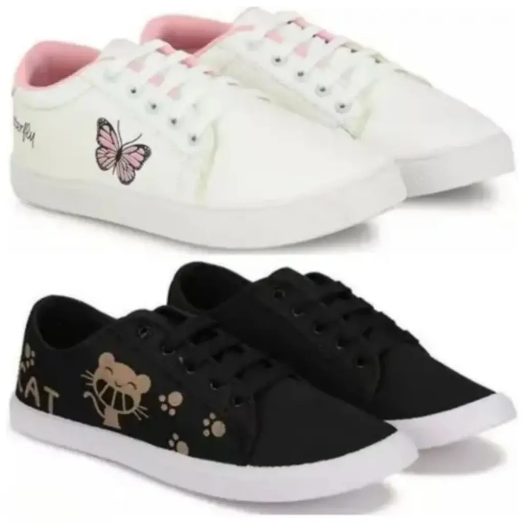 Stryder shoes Latest stylish trending casual shoes for women and girls combo shoes ( pack of 2 )