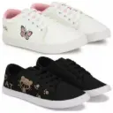 Stryder shoes Latest stylish trending casual shoes for women and girls combo shoes ( pack of 2 )