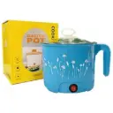 Kettle Multicooker Cum Steamer 1.2 liters 800W| Boiling of Water, Tea,Eggs, Instant Noodle Maker, Steaming idlis, Momos |Inner Stainless Steel without joint and welding