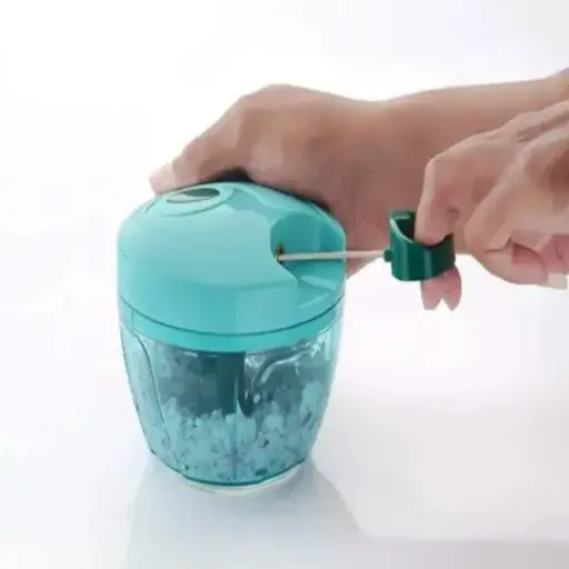 3 Stainless Steel Blade 450ml dori chopper for kitchen Manual New Plastic Mini Chopper for Kitchen