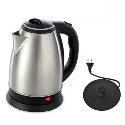Electric Kettle with Stainless Steel Body for Water Boiling, Tea/Coffee, Noodles And Soups|2 litre