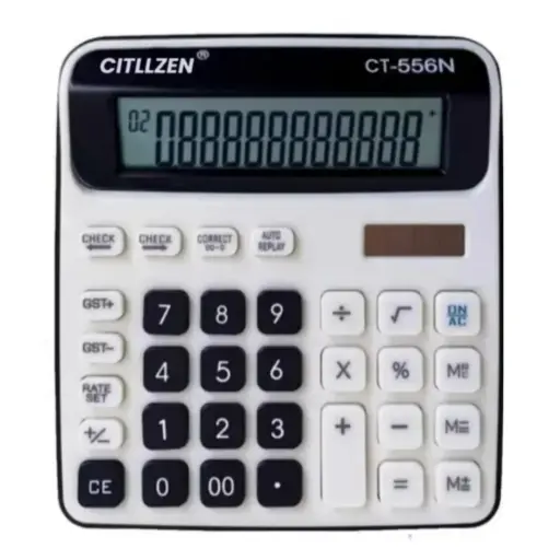 Smart calculator with soft button for financial purpose with gst function