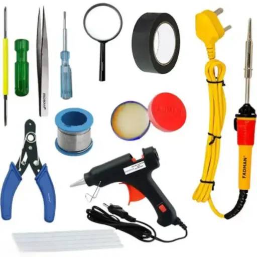 Electric Soldering Iron kit 5 in 1 (302) New Mobile Soldering Iron Equipment Tool Machine Combo Kit Set 25 W Simple